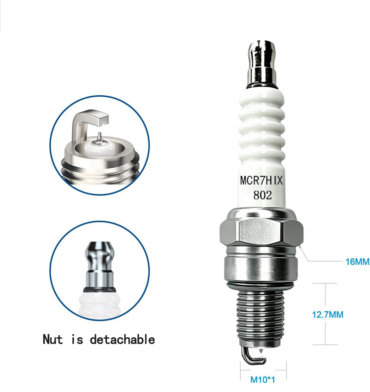 1-4 unidades Vela de Ignição O - Motorcycle Spark Plug avaliação e preço
